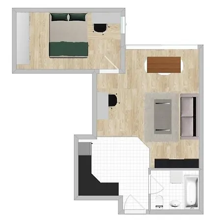 Spacious In Hip Neighborhood Lejlighed *